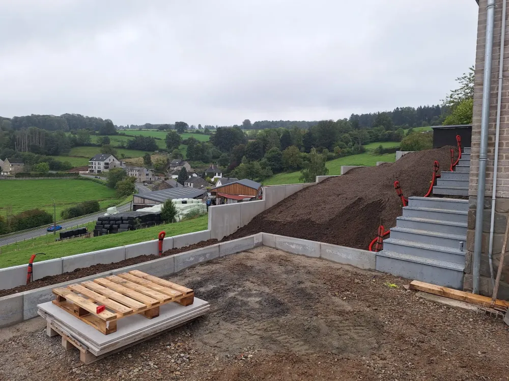 Chantier Harzé aménagement complet (11webp