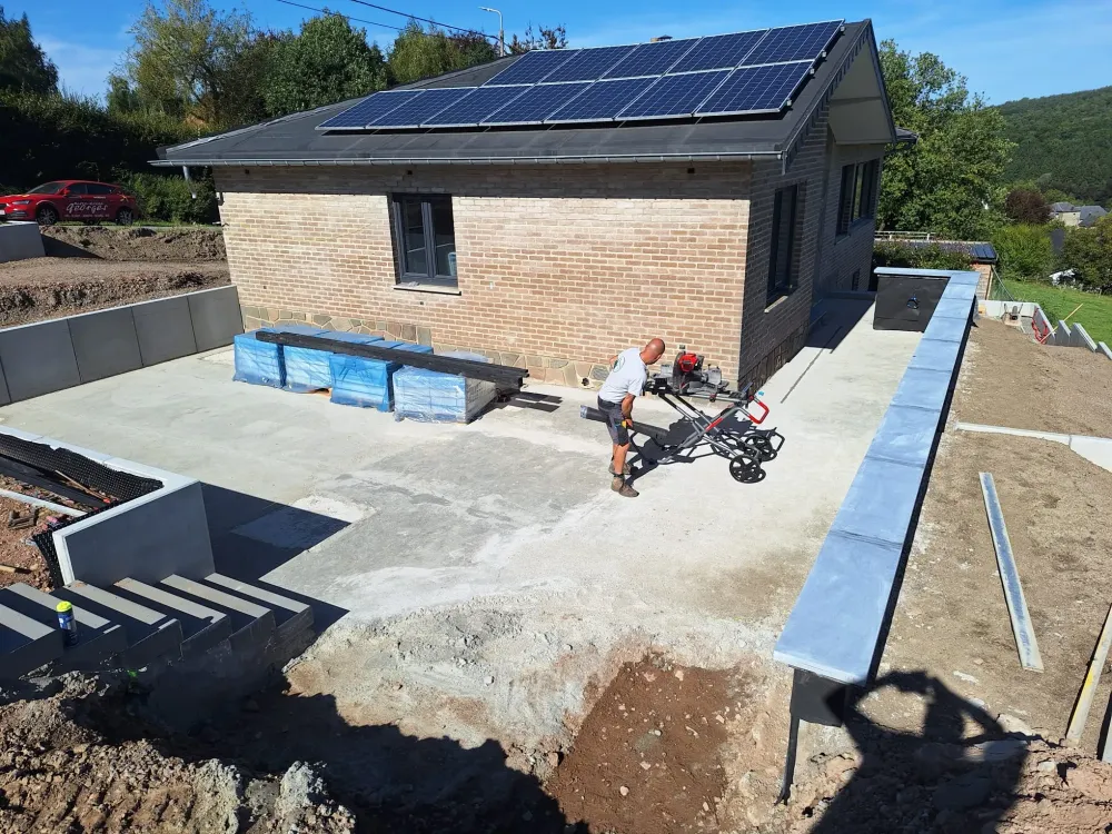 Chantier Harzé aménagement complet (47webp