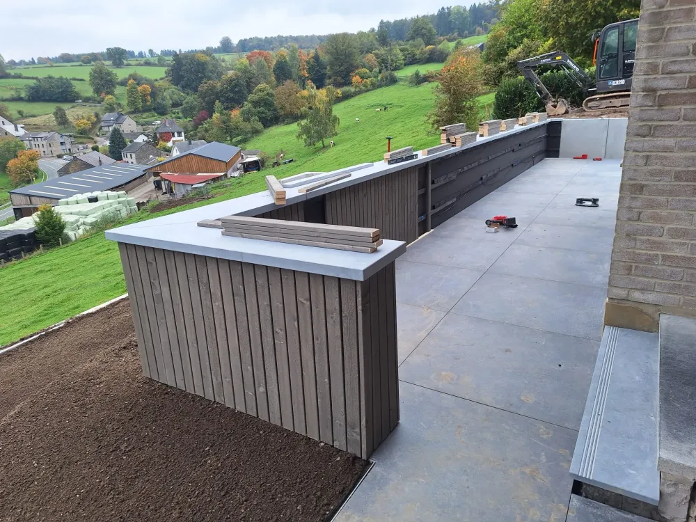 Chantier Harzé aménagement complet (44webp